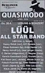 Ll All Star Band Plakat