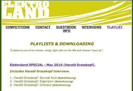 Interview Electroland Radio